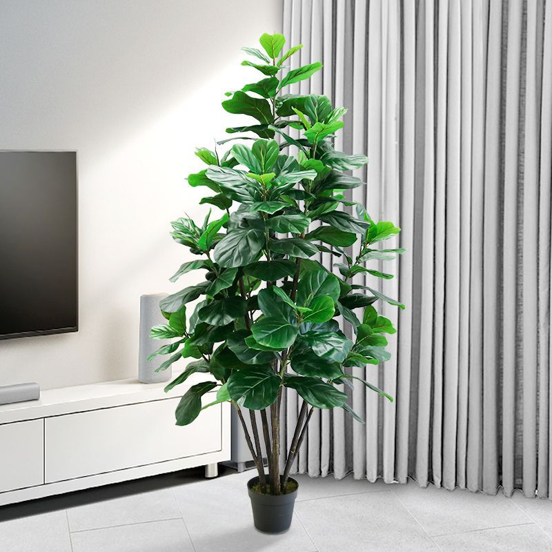 Ficus Lyrata Tree - ต้นไม้เขตร้อนขนาด 35-150 ซม. ต้นไทรปลอมขนาดใหญ่ ต้นไทรประดิษฐ์ ใบไม้พลาสติกปลอม